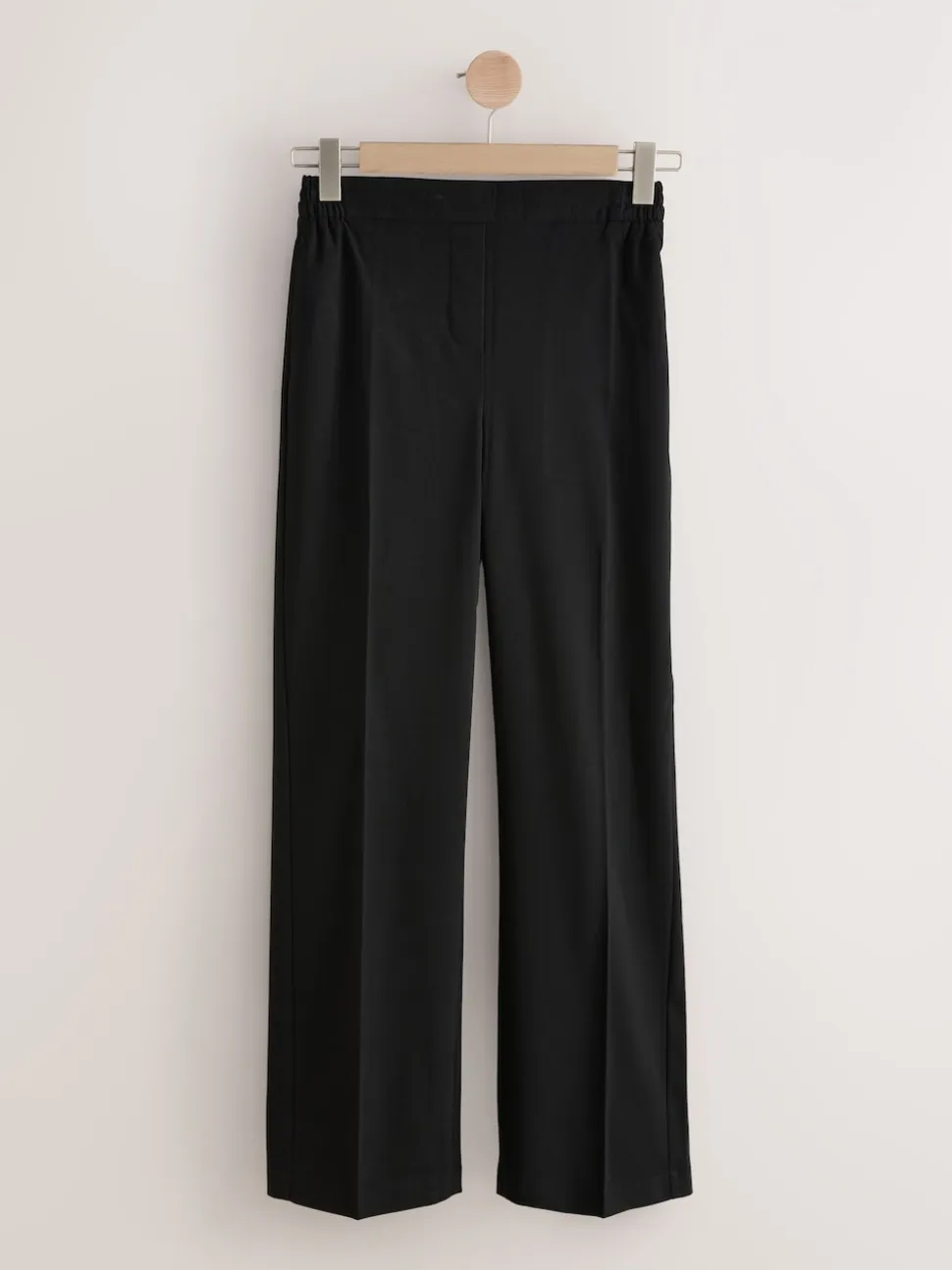 Noir - Pantalons Amples habillés en laine