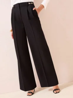Noir - Pantalons amples haut de gamme Friends Like These X Lucy Mecklenburgh