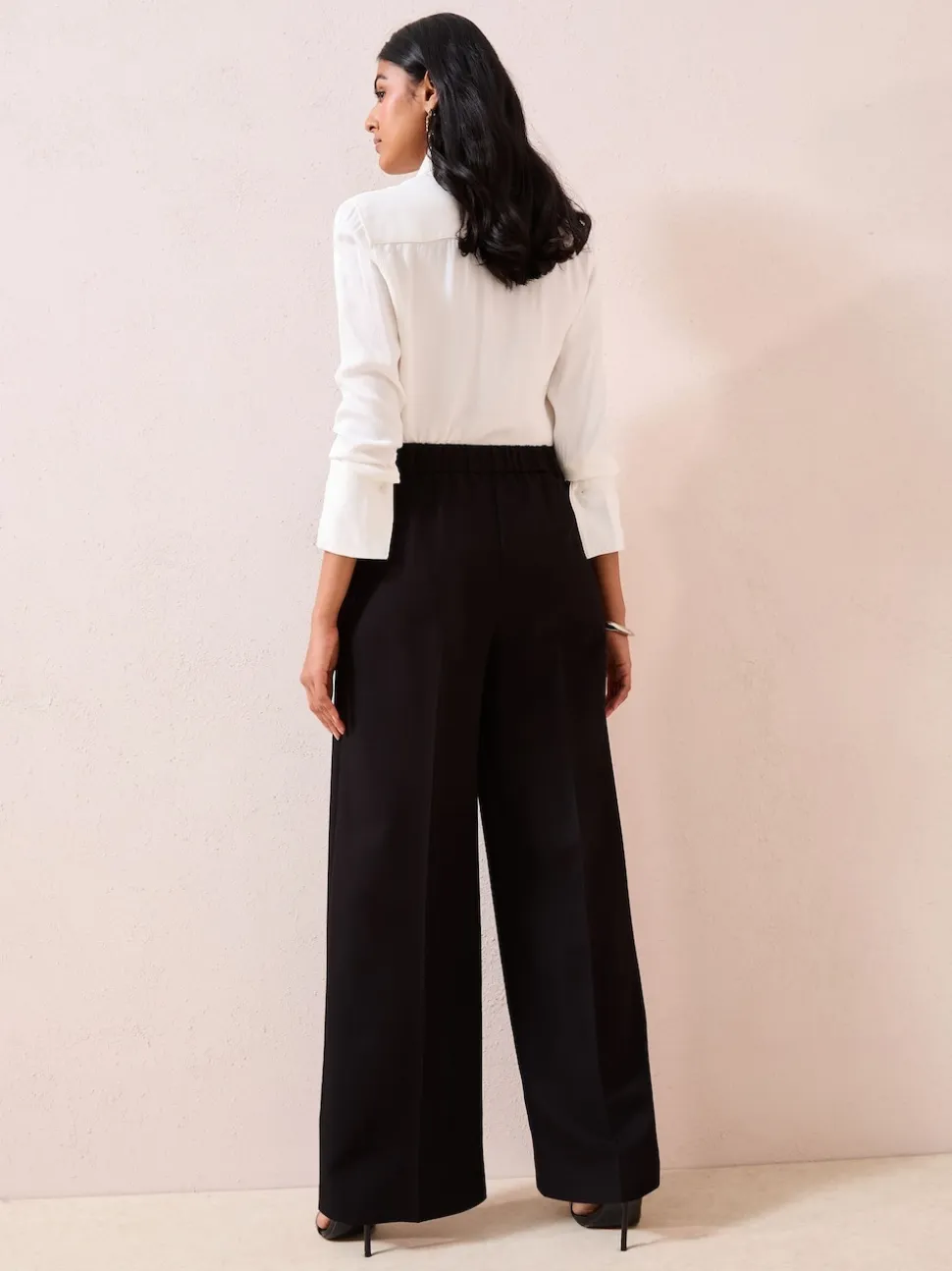 Noir - Pantalons amples haut de gamme Friends Like These X Lucy Mecklenburgh
