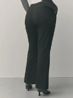 Noir - Pantalons bootcut Ajusté Hourglass
