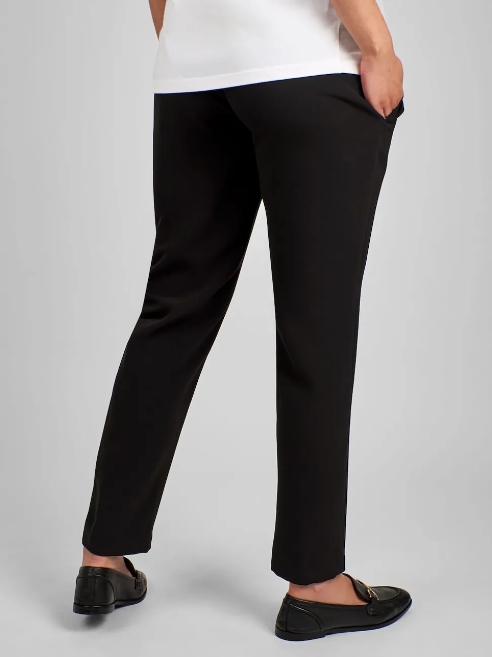 Noir - Pantalons de grossesse JoJo Maman Bébé fuselés