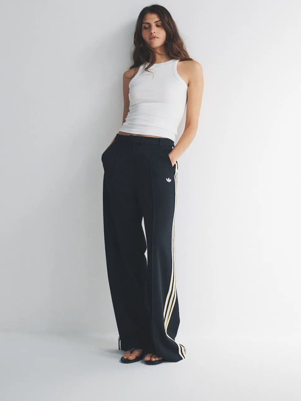 Noir - Pantalons Habillés Adidas Original Manager