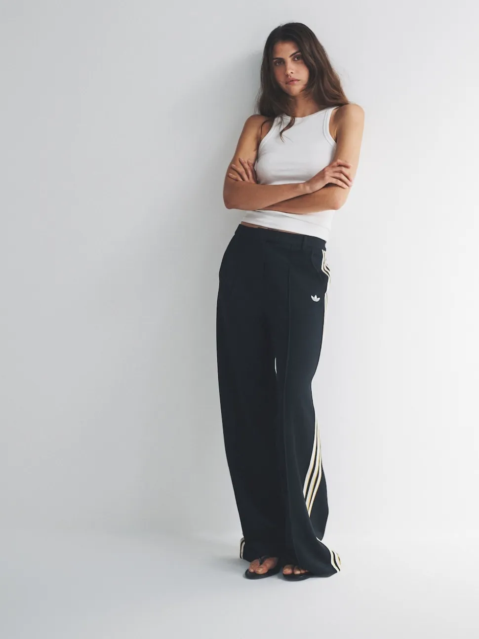 Noir - Pantalons Habillés Adidas Original Manager