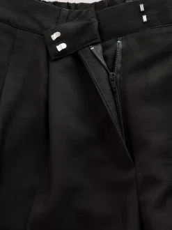 Noir - Pantalons Hourglass jambe large habillés