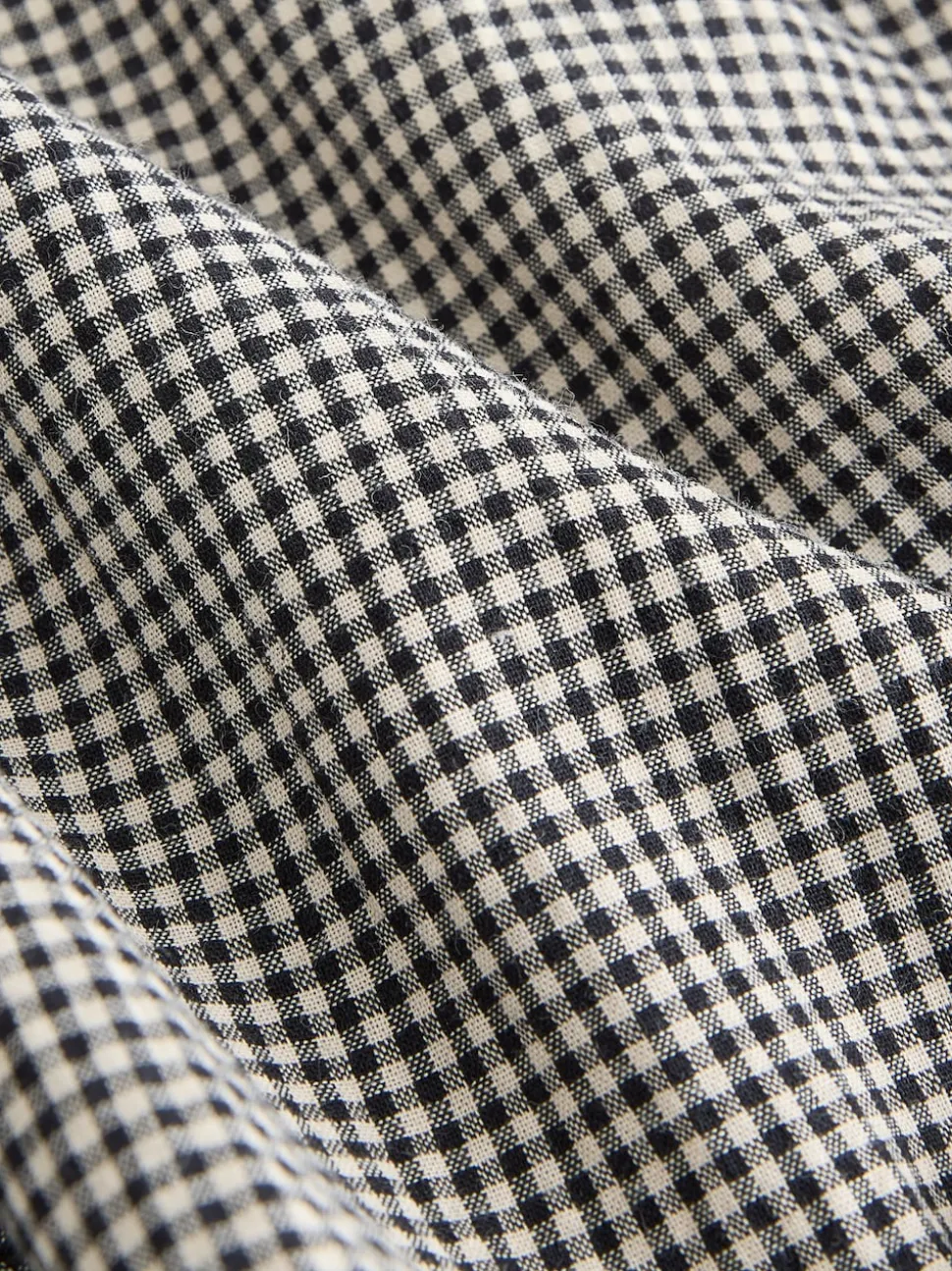 Noir - Pantalons Jambe large Vichy