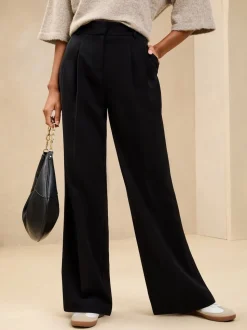Noir - Pantalons larges Lipsy Premium