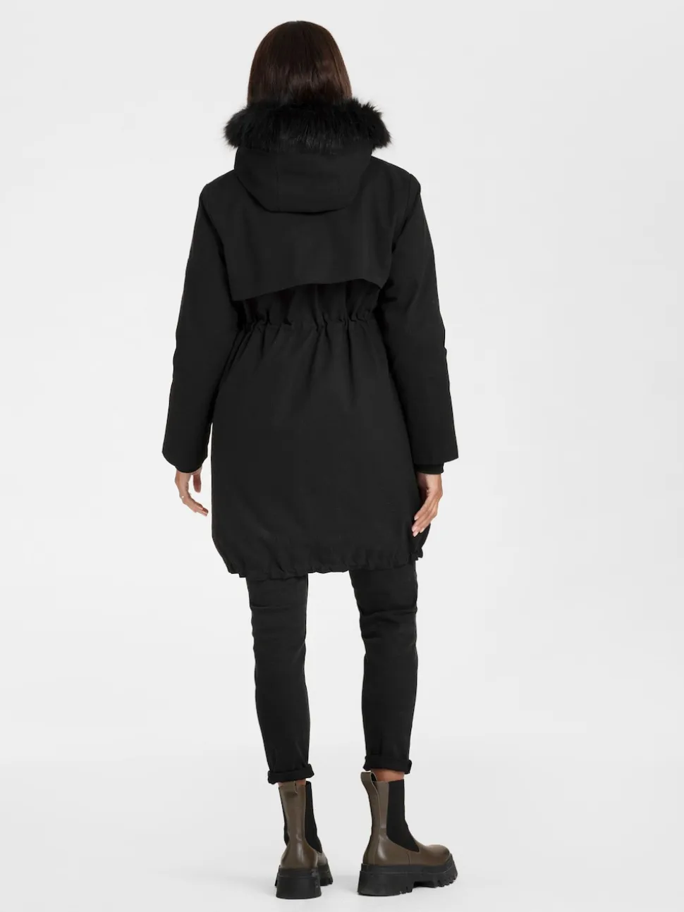 Noir - Parka de Grossesse et de portage Seraphine Premium Sub-Zero rembourrée en duvet 3en1