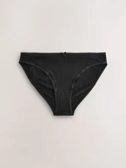 Noir / Pastel Rose Nude / Blanc - Culotte en coton riche 7 Pack