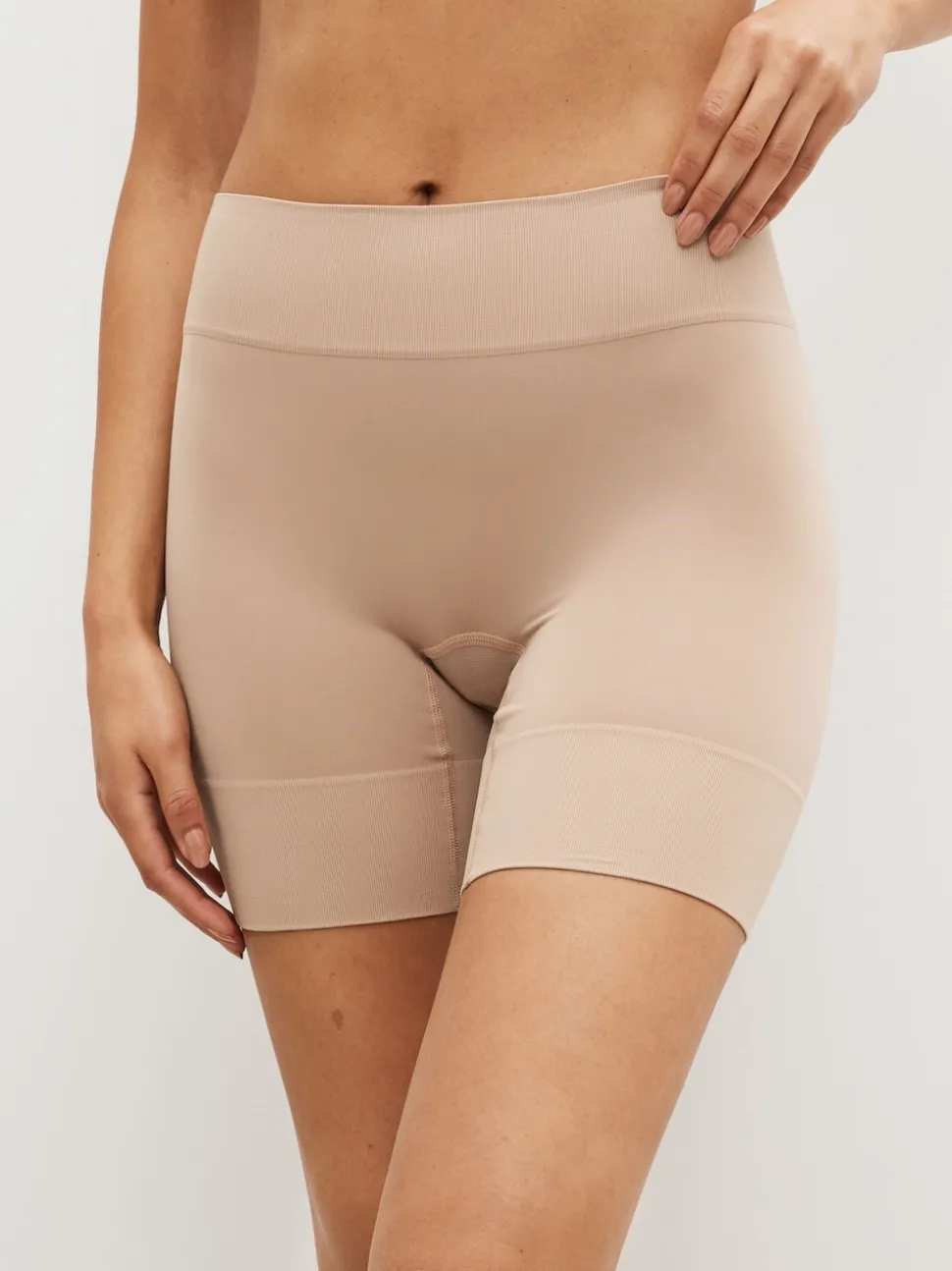 Noir / Pastel Rose Nude - Lot de shorts anti-frottement sans 2
