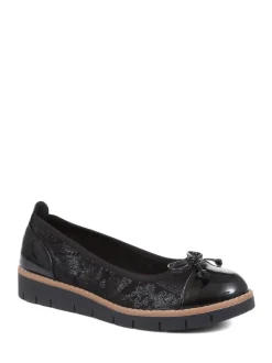 Noir - Pavers Ballet Escarpins