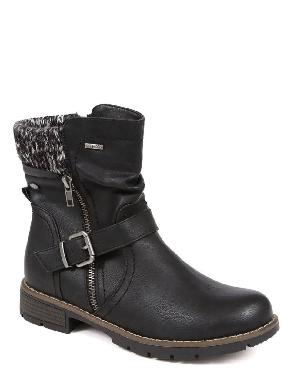 Noir - Pavers Bottes de motard décontractées