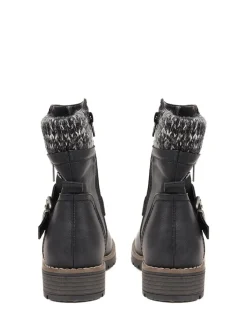 Noir - Pavers Bottes de motard décontractées
