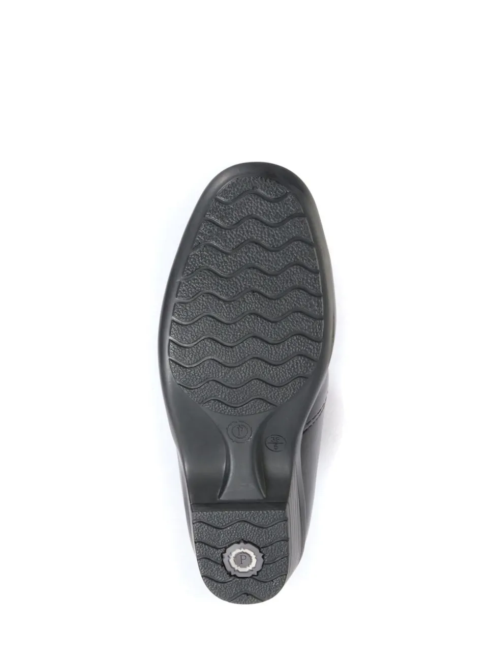 Noir - Pavers Coupe ample Bottes/Bottines en cuir pour femme Bottes/Bottines