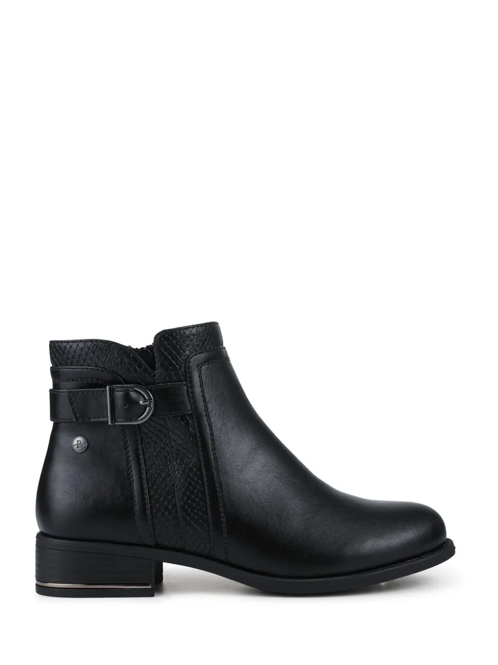 Noir - Pavers Ladies Ankle Bottes Smart