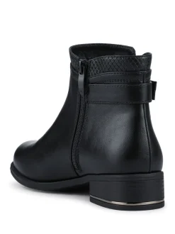 Noir - Pavers Ladies Ankle Bottes Smart