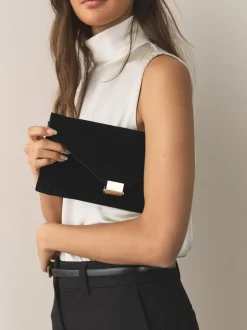 Noir - Pochette en daim
