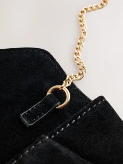 Noir - Pochette en daim