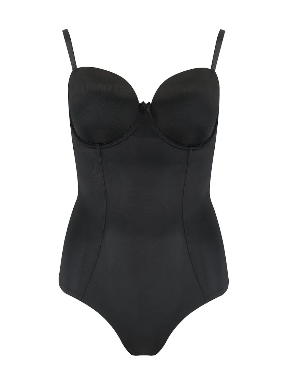 Noir - Pour Moi Definitions Multiway Tummy Control Shapewear Body sans bretelles