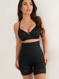 Noir - Pour Moi Effortless Tummy Control Thigh Slimmer Lingerie sculptante