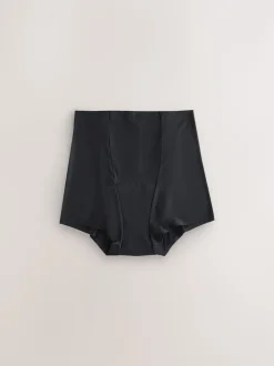 Noir / Praline nude / Rose fleuri - Lot de 4 culottes menstruelles à débit moyen Invisible