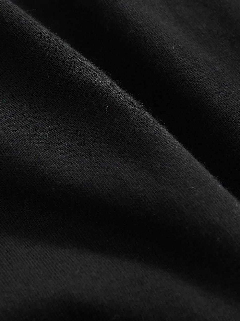 Noir - Robe longue caftan en jersey