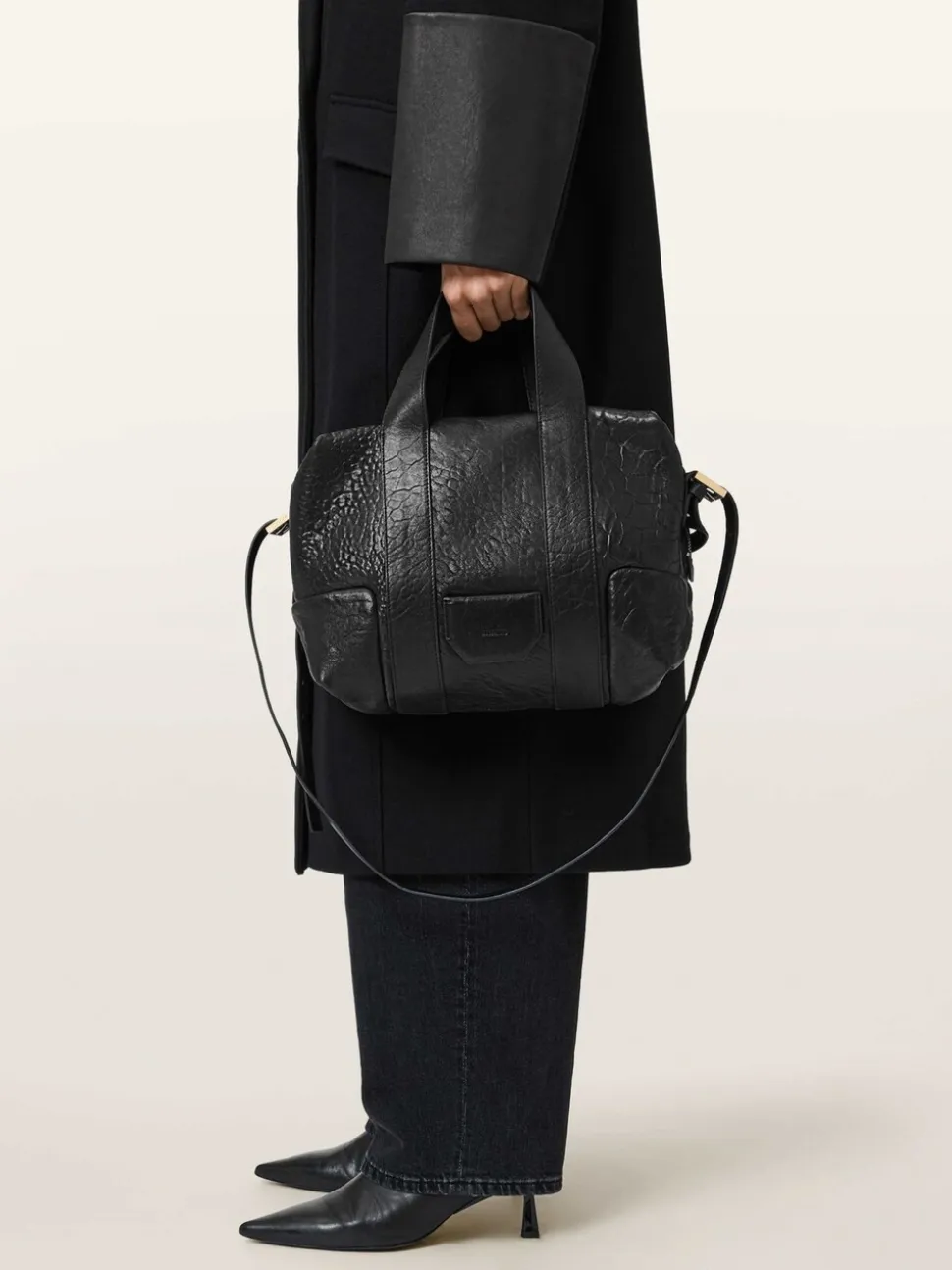 Noir - Sac à bandoulière compact AllSaints Ares G