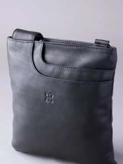 Noir - Sac à bandoulière Lakeland Leather Allerdale