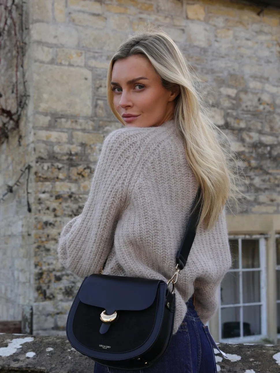 Noir - Sac à bandoulière Luella Grey Venetia en selle