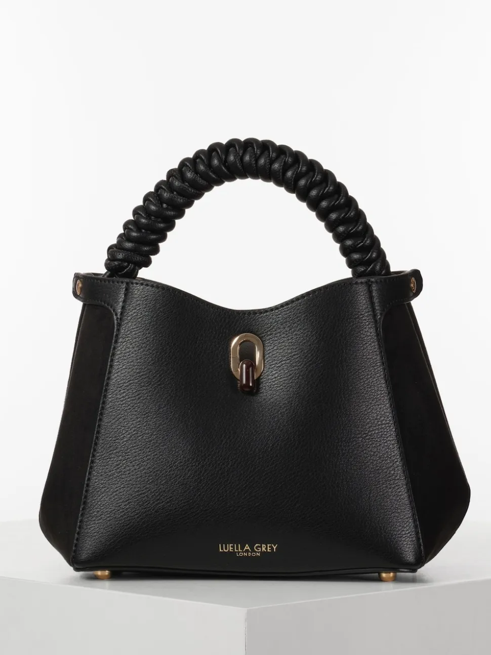 Noir - Sac à bandoulière Luella Grey Catherine à poignée tissée