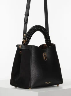 Noir - Sac à bandoulière Luella Grey Catherine à poignée tissée