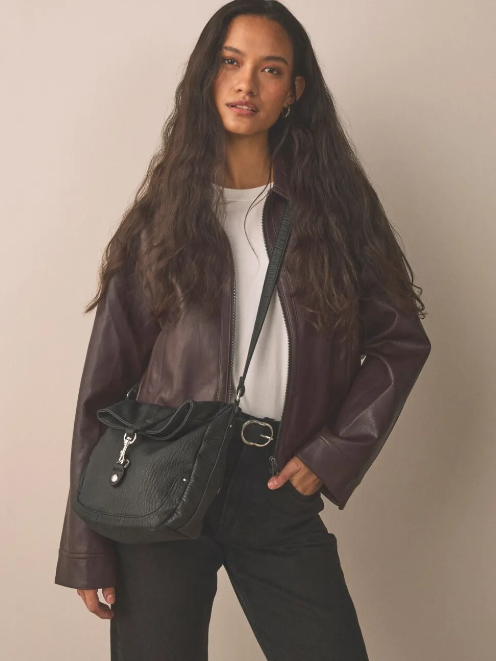 Noir - Sac à bandoulière Messenger