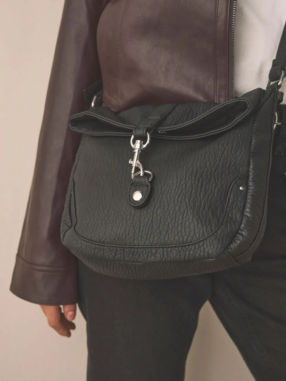 Noir - Sac à bandoulière Messenger
