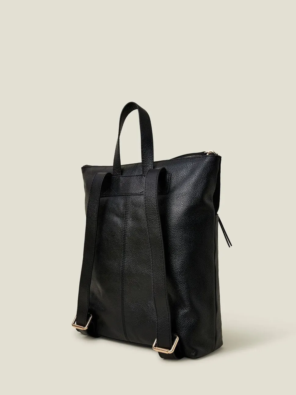 Noir - Sac à dos Accessorize en cuir daim