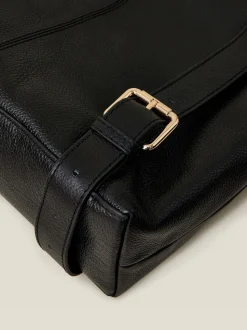 Noir - Sac à dos Accessorize en cuir daim