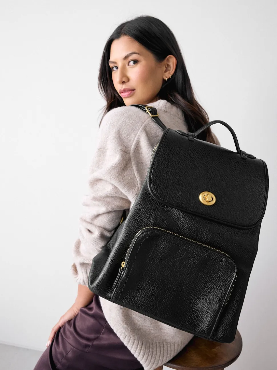 Noir - Sac à dos propre