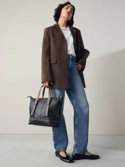 Noir - Sac à main avec boucle