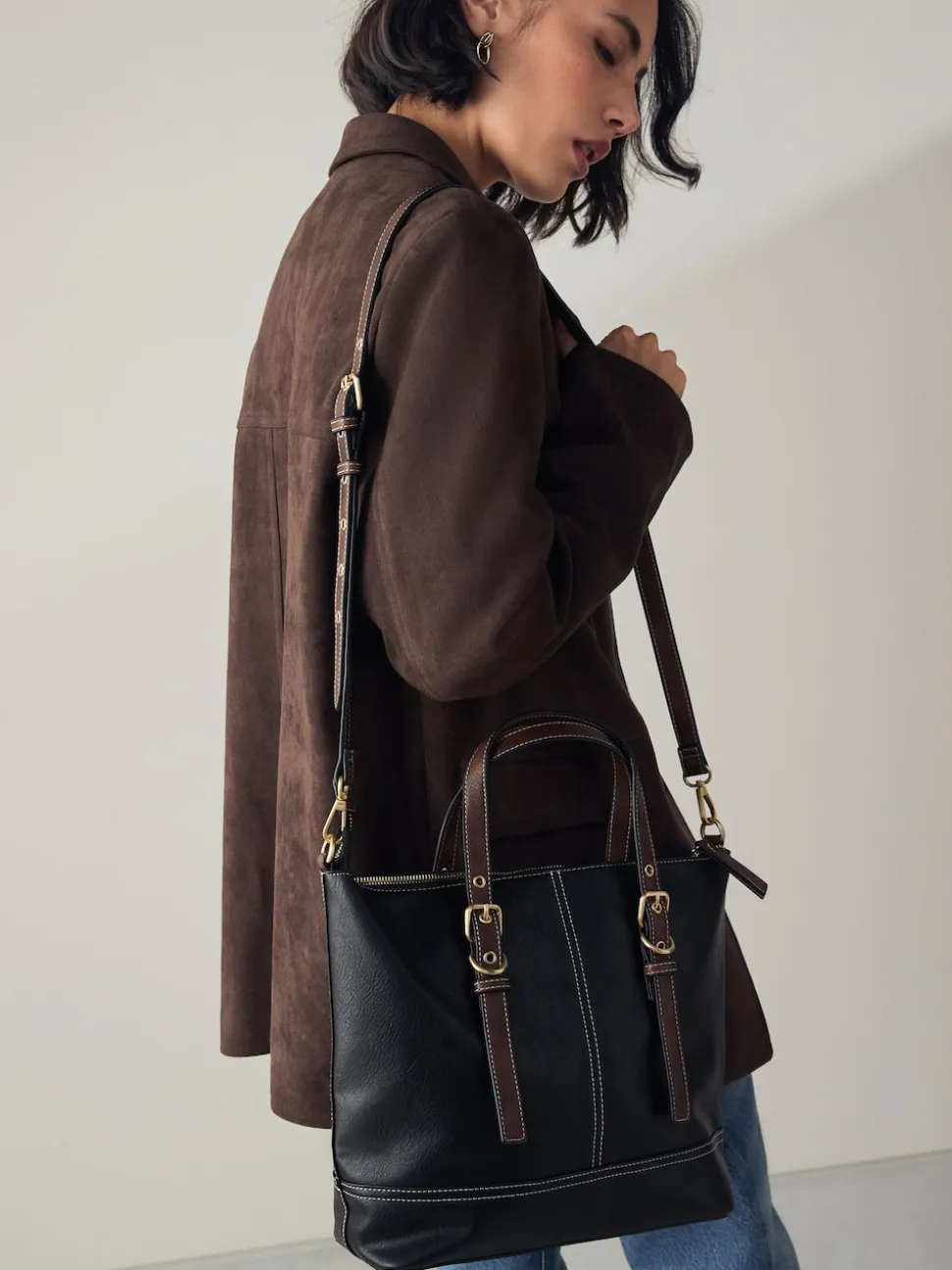 Noir - Sac à main avec boucle