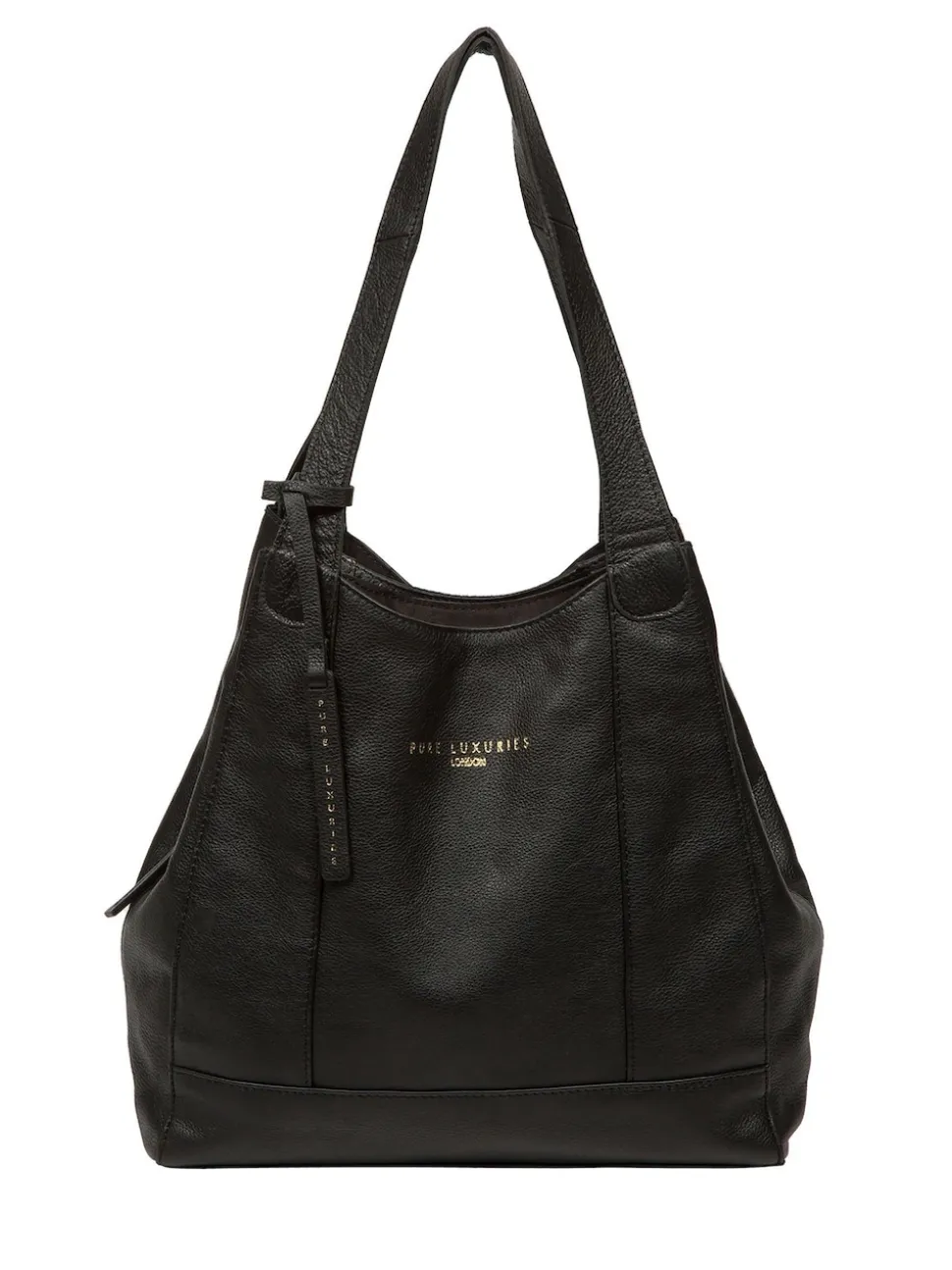 Noir - Sac à main Pure Luxuries London Colette en cuir