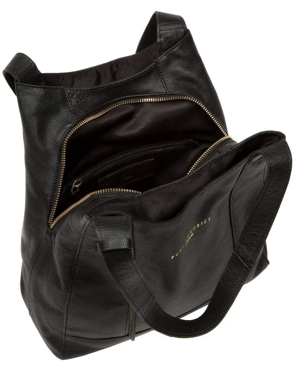 Noir - Sac à main Pure Luxuries London Colette en cuir