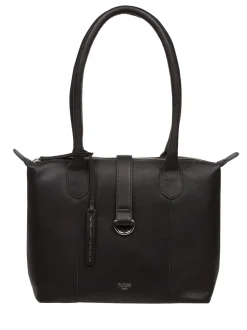 Noir - Sac cabas Cultured London Uma en cuir