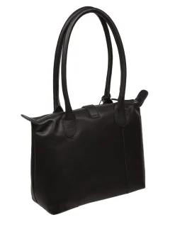 Noir - Sac cabas Cultured London Uma en cuir