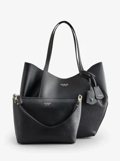 Noir - Sac cabas Guess Amorette Slouch 2 en 1