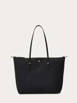 Noir - Sac cabas moyen Lauren Ralph Lauren Keaton en nylon