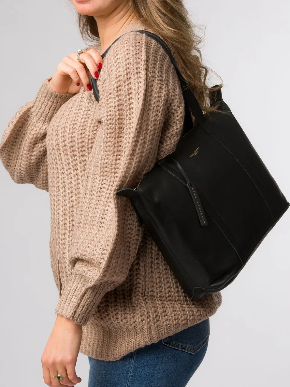 Noir - Sac cabas Pure Luxuries London Alcester en cuir