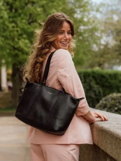 Noir - Sac cabas Pure Luxuries London Alcester en cuir