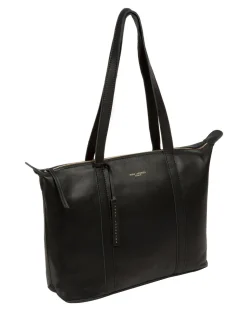 Noir - Sac cabas Pure Luxuries London Alcester en cuir