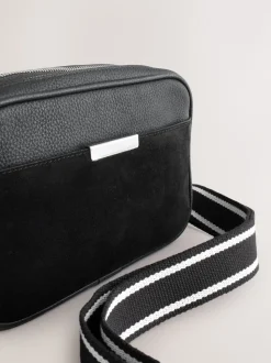 Noir - Sac d'appareil photo en cuir