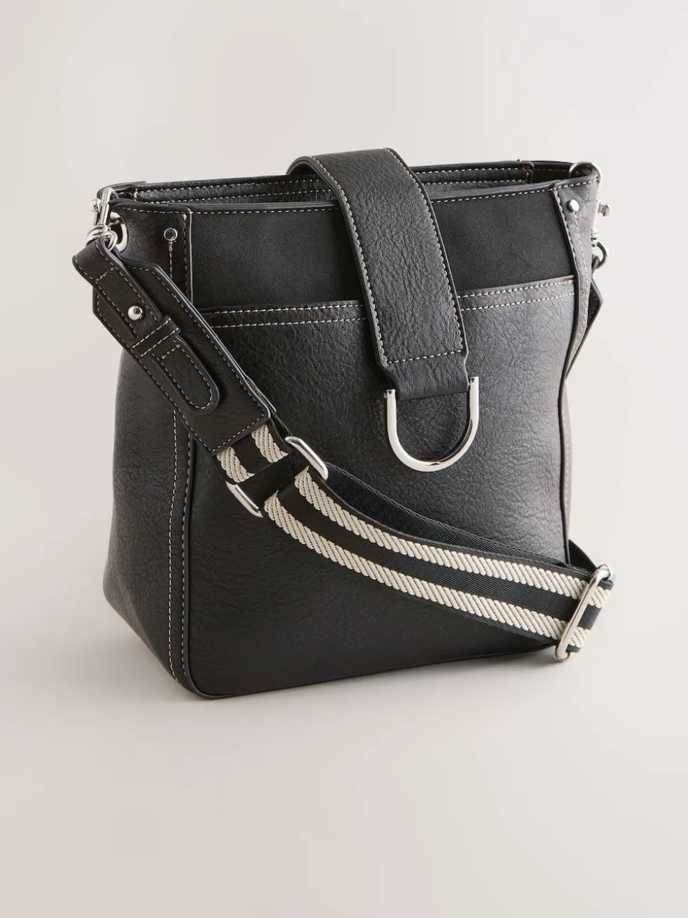 Noir - Sac messager structuré