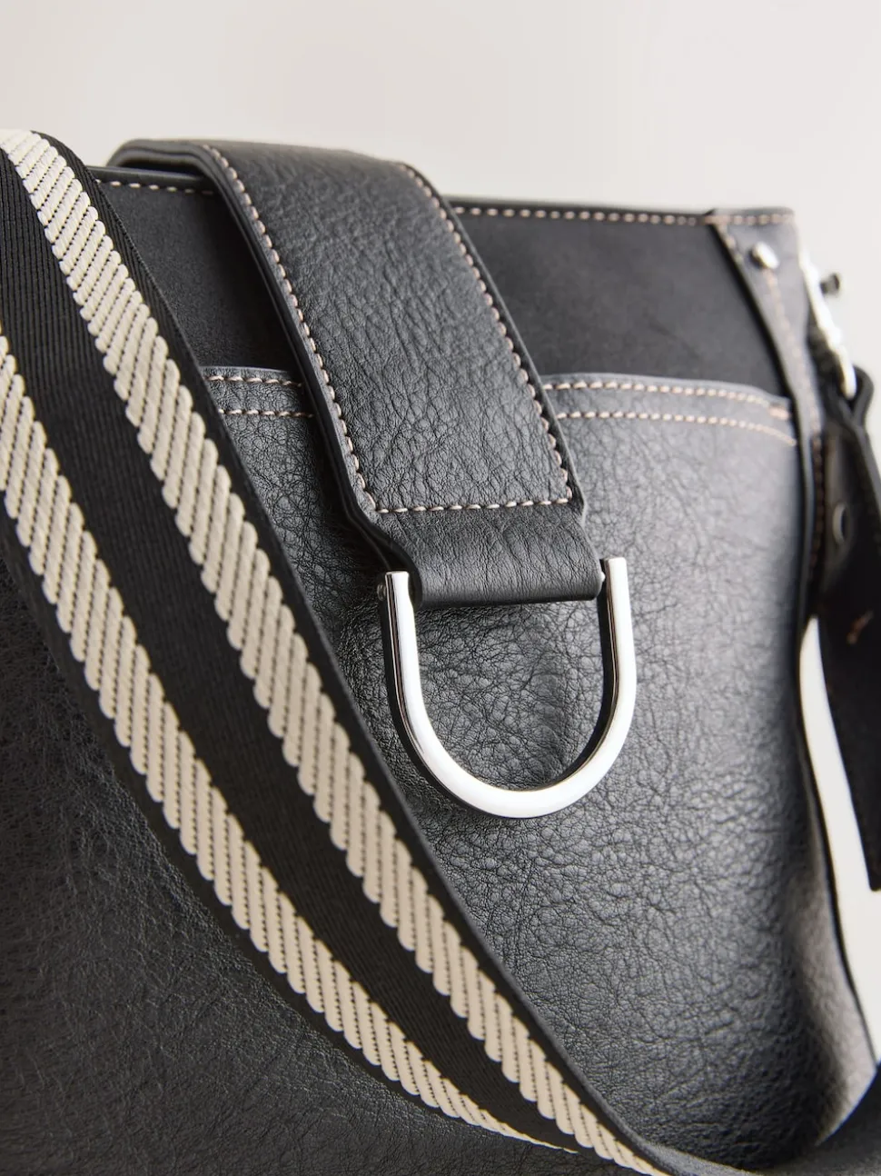 Noir - Sac messager structuré