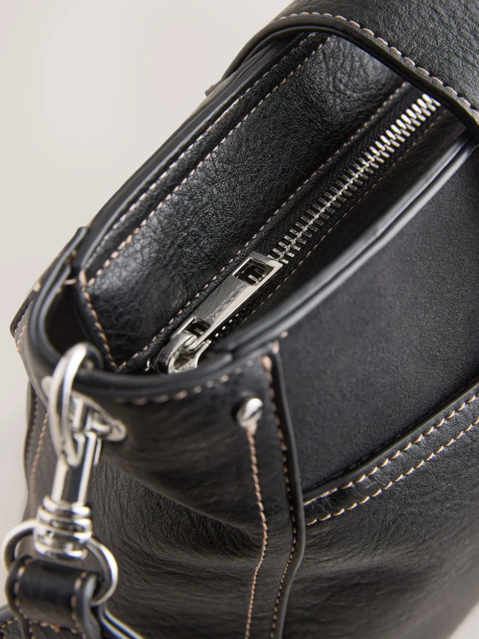 Noir - Sac messager structuré